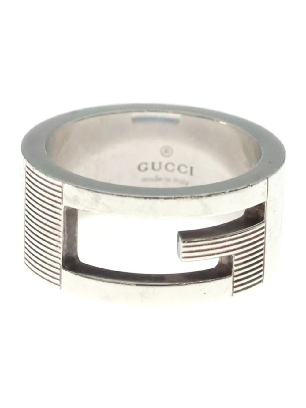 Gucci Brandet G Ring Silver
